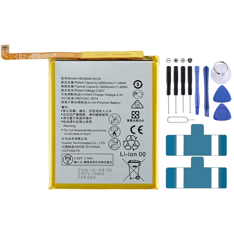 3000mAh Lithium Polymer Replacement Battery for Huawei P20 Lite / P10 Lite / Nova 3e / Honor 9 Lite / Honor 9i, For Huawei P20 Lite 3000mAh Lithium Polymer Replacement Battery for Huawei P20 Lite / P10 Lite / Nova 3e / Honor 9 Lite / Honor 9i, For Huawei P20 Lite